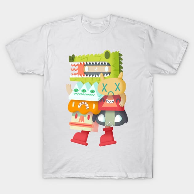 Doodle Boy CROCODILE T-Shirt by chachazart